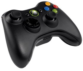 Геймпад черный для XBOX 360 - оригинал