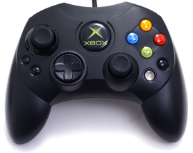 Геймпад S чёрный (б/у) для Microsoft XBOX