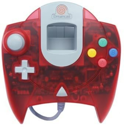 Геймпад (Day Edition) (Clear Red) (new) (Sega Dreamcast) image