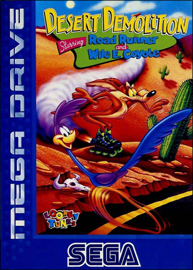Desert Demolition Starring Road Runner and Wile E. Coyote (б/у) для Sega Mega Drive