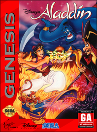 Disney’s Aladdin (Sega Genesis) (NTSC-U) cover