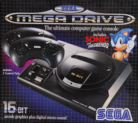 Игровая приставка Sega Mega Drive (б/у) - Sonic The Hedgehog Bundle