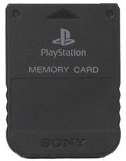 Карта памяти - чёрная (Sony PlayStation 1) image