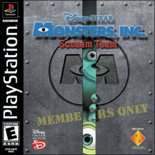 Monsters, Inc. Scream Team (Sony PlayStation 1) (NTSC-U) cover
