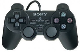 Геймпад DualShock 2 - черный (used) (Sony PlayStation 2) (PS2)