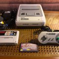 Игровая приставка Super Nintendo Entertainment System (б/у) + игра Super Mario All-Stars (б/у)
