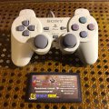 Геймпад DualShock - белый (б/у) для Sony PlayStation 1 Slim (PSone)