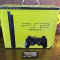Игровая приставка Sony PlayStation 2 Slim Black SCPH-75003 (б/у) - Boxed