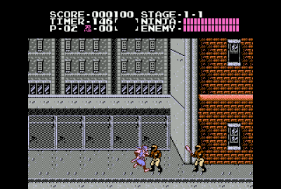 Ninja Gaiden (NES) скриншот-1