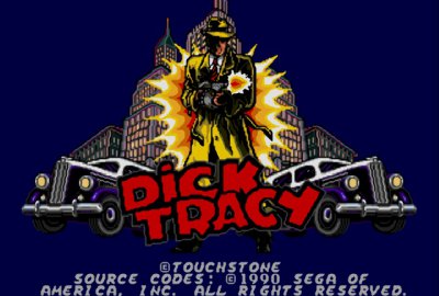 Dick Tracy для Sega Genesis