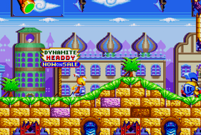 Dynamite Headdy (Sega Mega Drive) скриншот-1