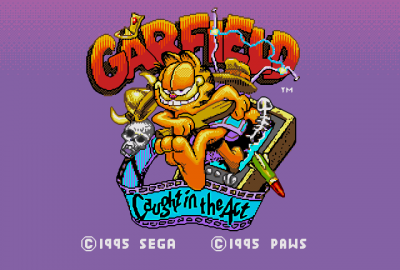 Garfield: Caught in the Act (Sega Mega Drive) скриншот-1