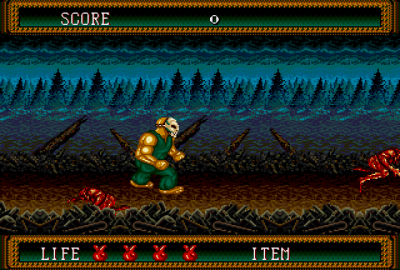 Splatterhouse 2 (Sega Mega Drive) скриншот-1