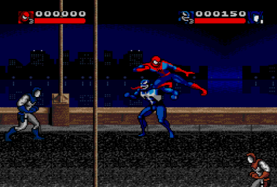 Venom - Spider-Man: Separation Anxiety (Sega Genesis) скриншот-1