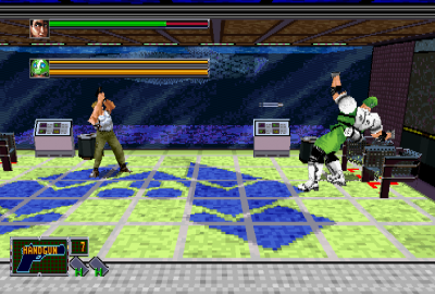 Die Hard Arcade (Sega Saturn) скриншот-1