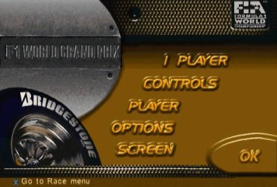 F1 World Grand Prix: 1999 Season (PS1) скриншот-1