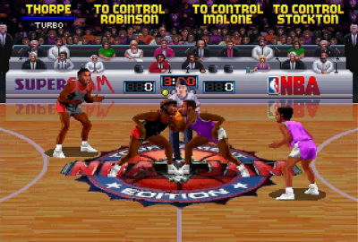 NBA Jam Tournament Edition (Long Box) (PS1) скриншот-1