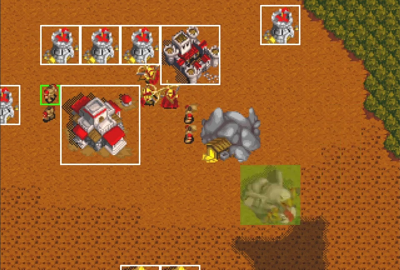 Warcraft II: The Dark Saga (PS1) скриншот-1