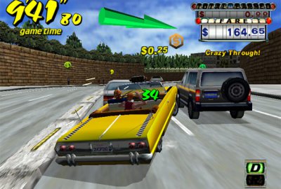 Crazy Taxi (PS2) скриншот-1